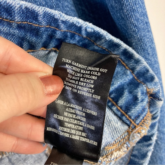 Blank NYC Crop Puff Sleeve Denim Jacket - Picture 12 of 12